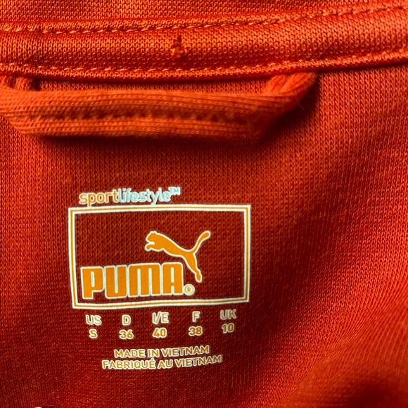 Puma Womens Red White Zip Activewear Jacket w Zipped Pockets  Size S - Picture 7 of 16